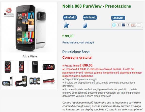 41-megapikselowa Nokia kosztuje 599 euro