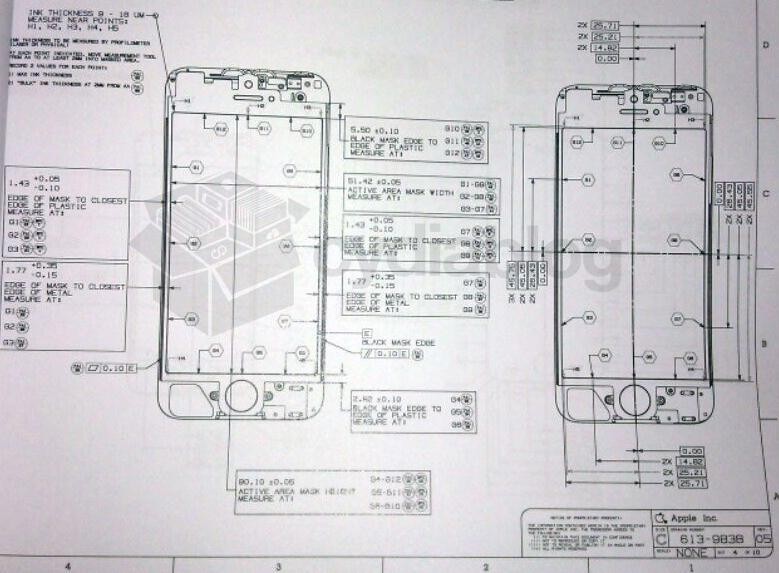 Wyciekły plany konstrukcyjne iPhone’a 5