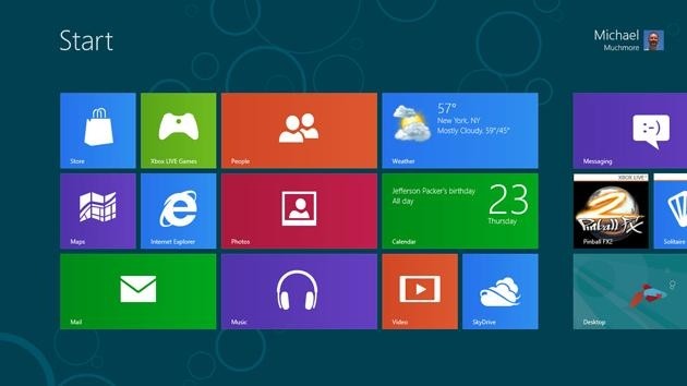 Microsoft będzie blokować próby przywrócenia przycisku Start w Windows 8