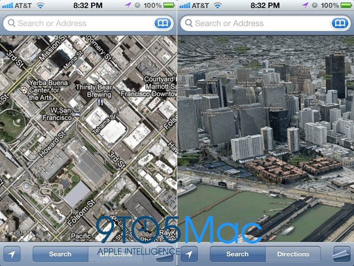 Apple iPhone żegna się z mapami Google w iOS6?