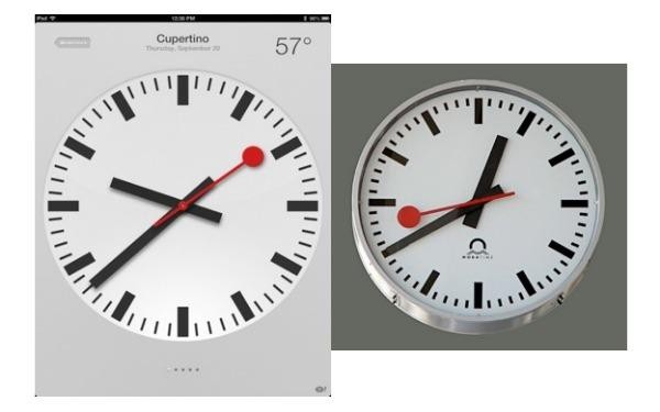 Apple ukradło design zegara w nowym iOS 6…