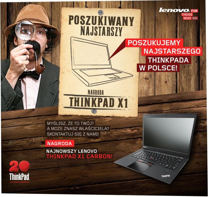 Szukamy posiadacza najstarszego w Polsce komputera ThinkPad