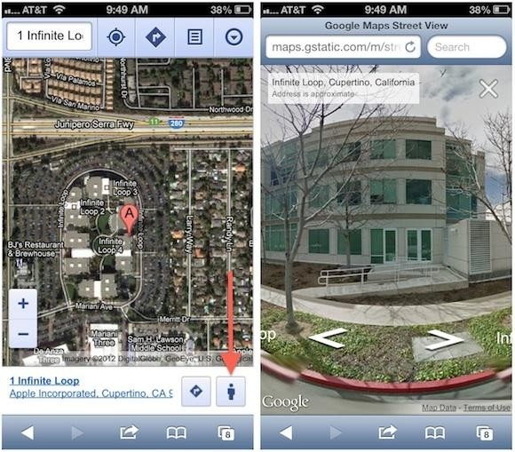 Google Street View dla iPhone już jest