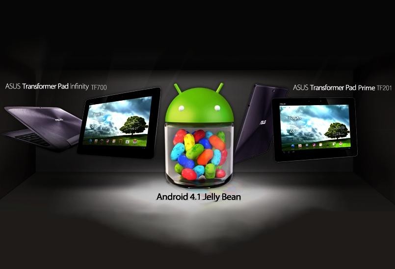 Tablety Asusa zaktualizowane do Androida 4.1 Jeally Bean