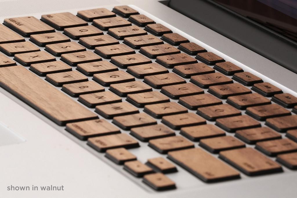 Drewniana klawiatura dla komputerów Apple