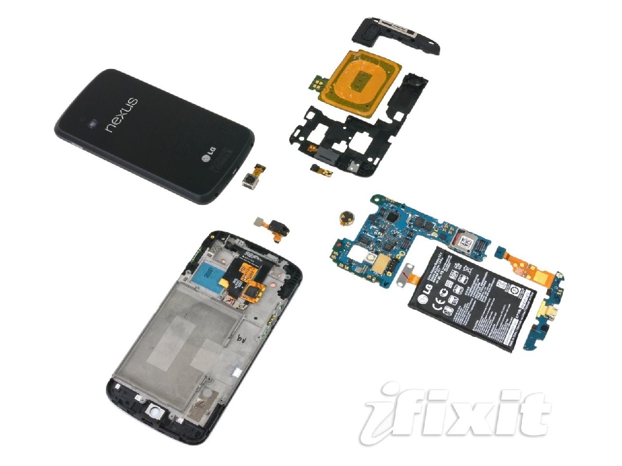 Google Nexus 4 rozkręcony na części, a w środku… układ LTE