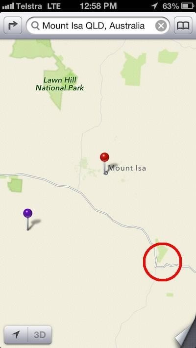 Mapy Apple z iOS 6 znów prowadzą kierowców na środek pustyni