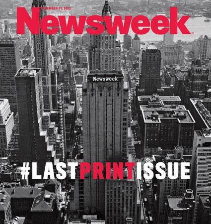 Koniec ery papieru? Newsweek przechodzi całkowicie do Sieci