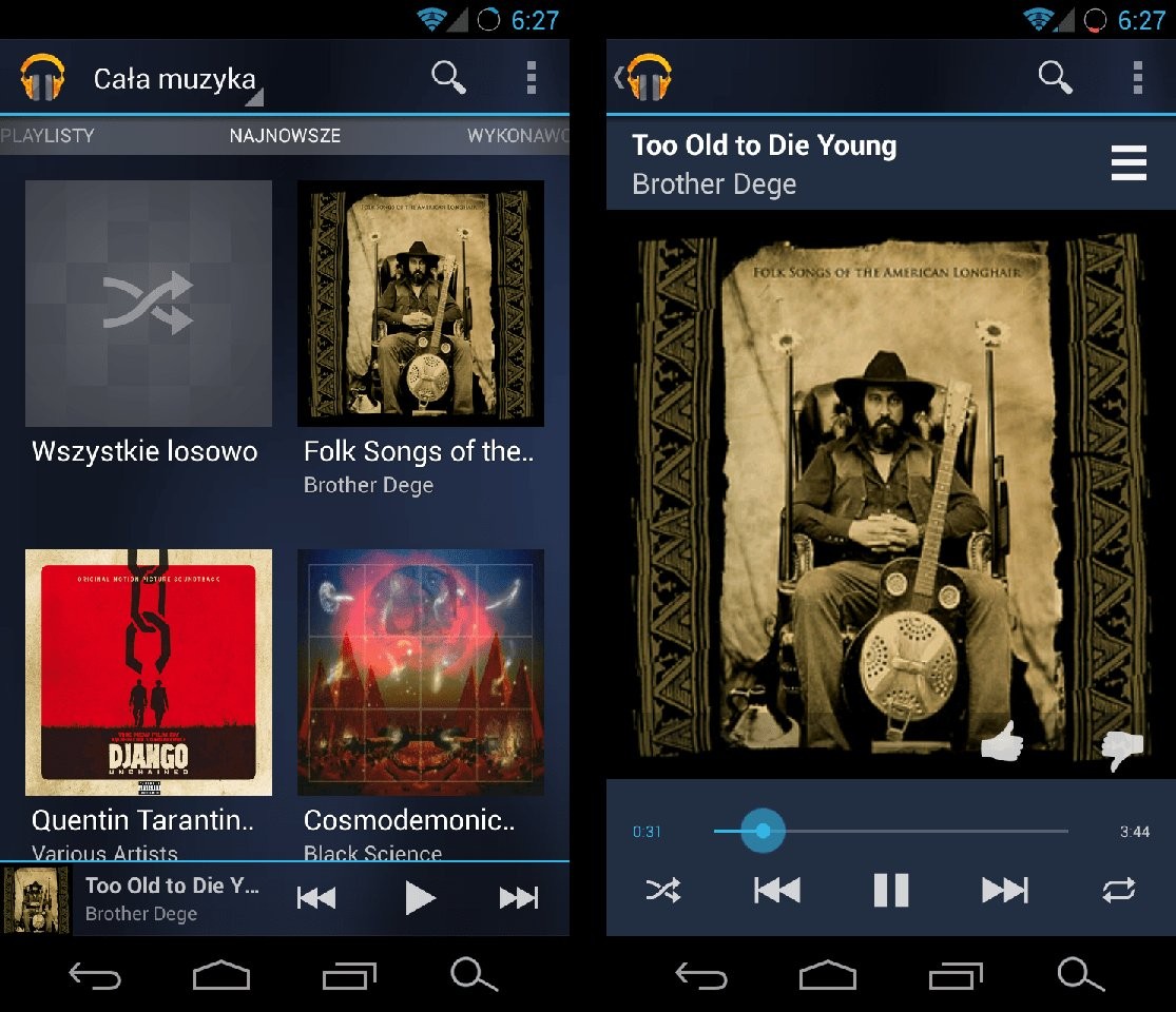 Google aktualizuje odtwarzacz audio dla Androida