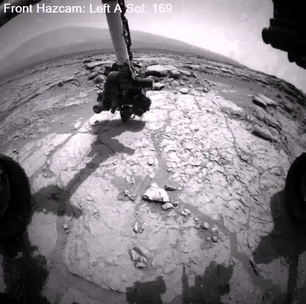 Film poklatkowy wykonany na Marsie