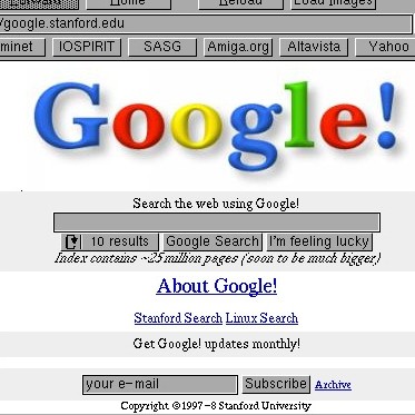 Tak wyglądał pierwszy serwer Google’a!