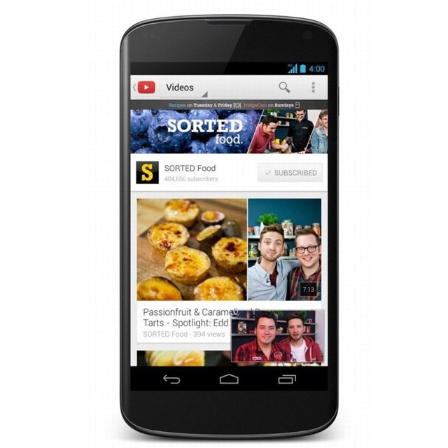 YouTube na Androidzie w rozdzielczości 4K