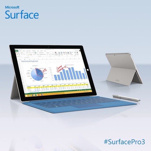 Oto 12-calowy Surface Pro 3