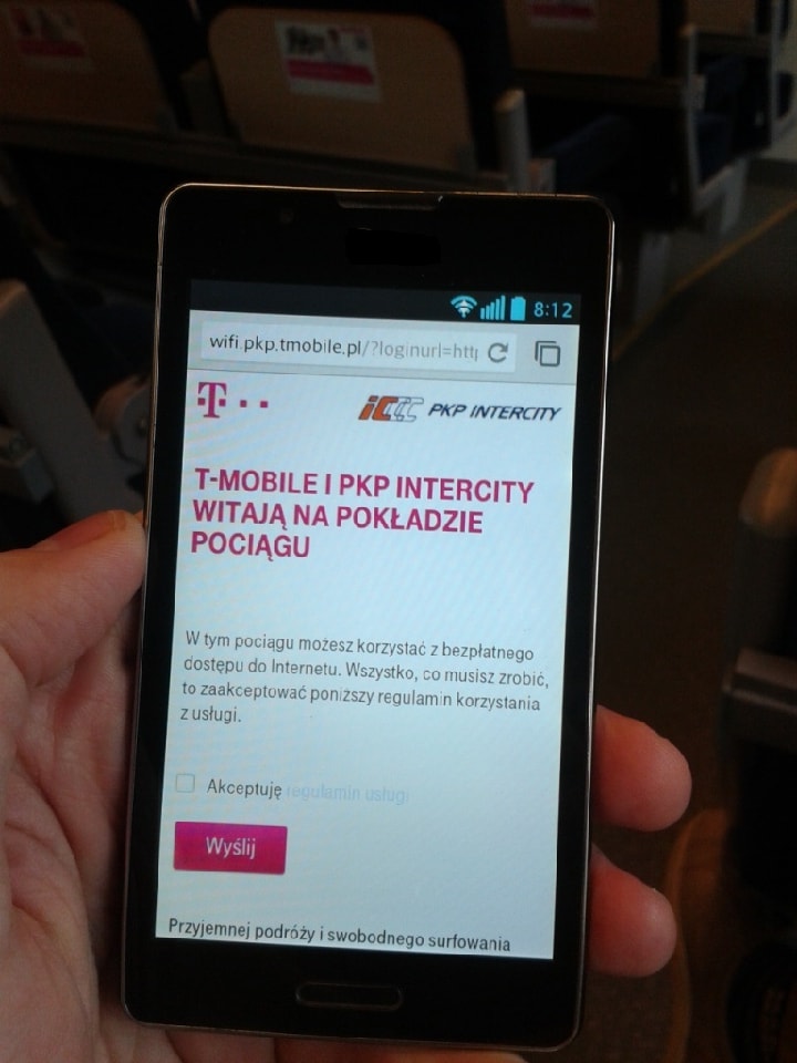 Pierwszy pociąg z bezpłatnym WiFi już na torach!