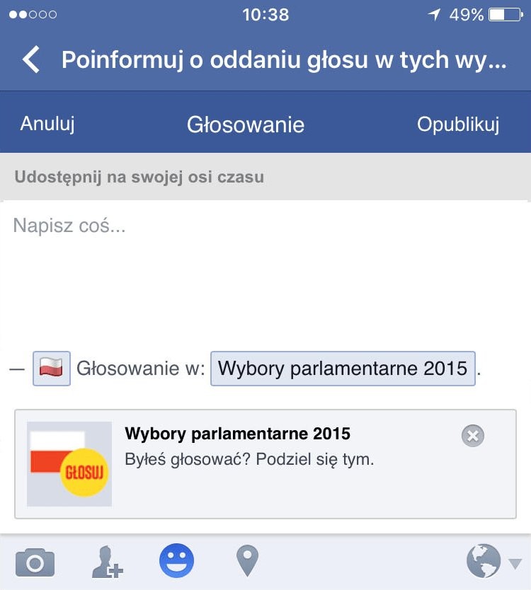 Facebook angażuje się w polską politykę
