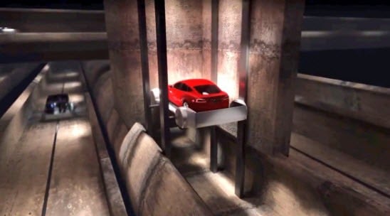 Wizja Elona Muska dotycząca ruchu drogowego w podziemnych tunelach