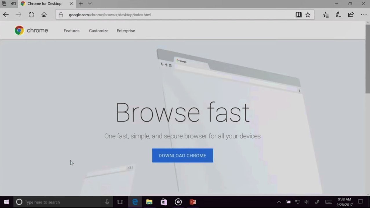 Edge przestał działać podczas prezentacji – dyrektor Microsoftu ściągnął Chrome