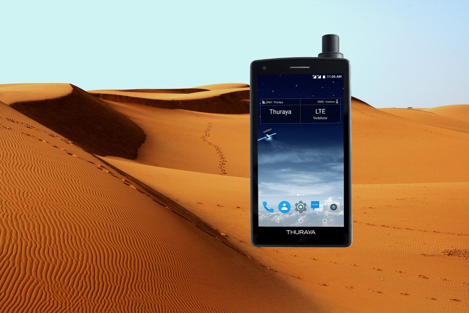 Thuraya X5-Touch to dotykowy smartfon satelitarny