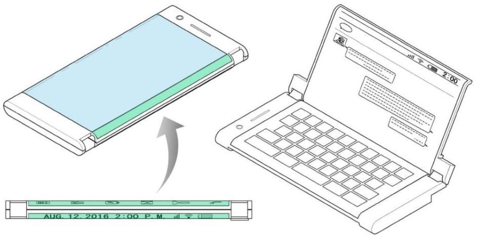lg składany smartfon