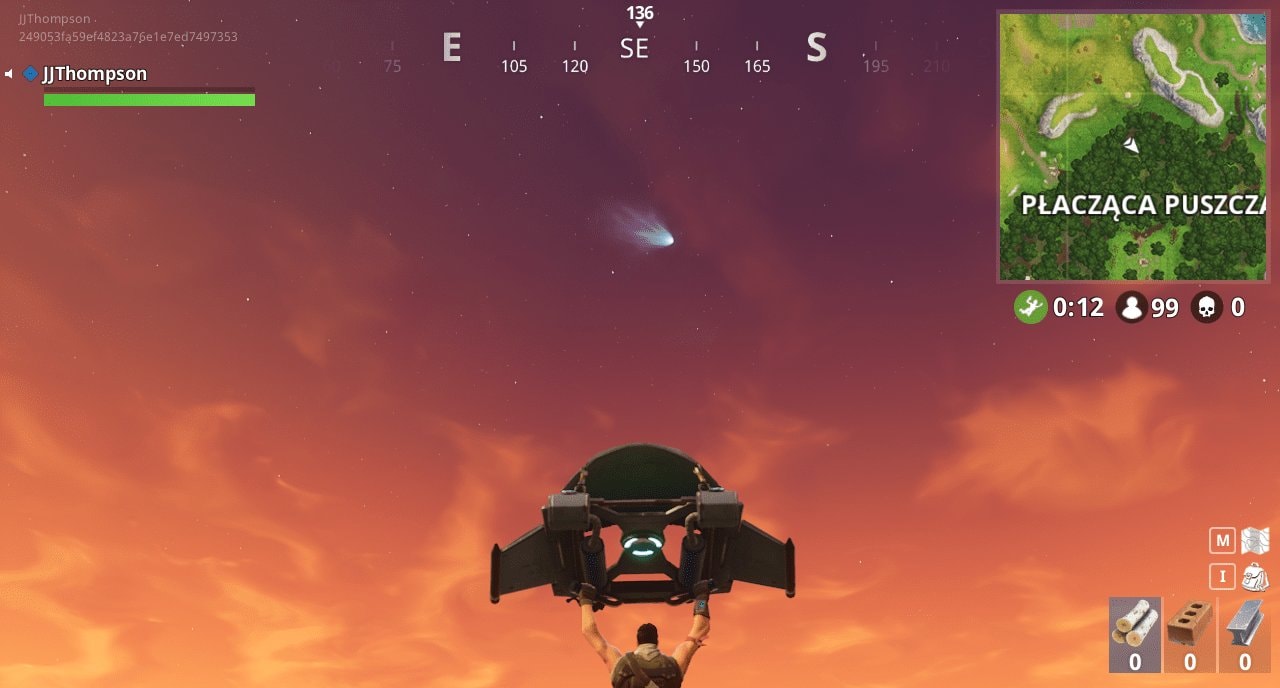 Na niebie w Fortnite pojawiła się kometa