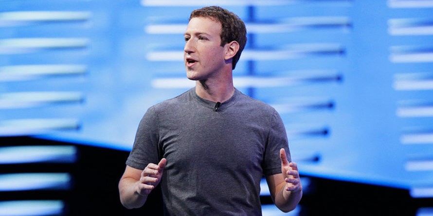 Facebook CEO Mark Zuckerberg during the keynote address at the F8 Facebook Developer Conference Tuesday, April 12, 2016, in San Francisco. Facebook says people who use its Messenger chat service will soon be able to order flowers, request news articles and talk with businesses by sending them direct text messages. At its annual conference for software developers, Zuckerberg said the company is releasing new tools that businesses can use to build &#8220;chat bots,&#8221; or programs that talk to customers in conversational language. (AP Photo/Eric Risberg)
