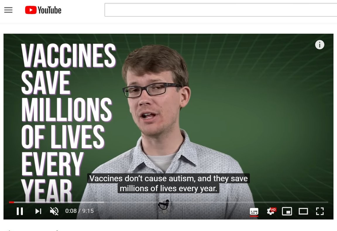YouTube: antyszczepionkowcy nie zarobią na reklamach