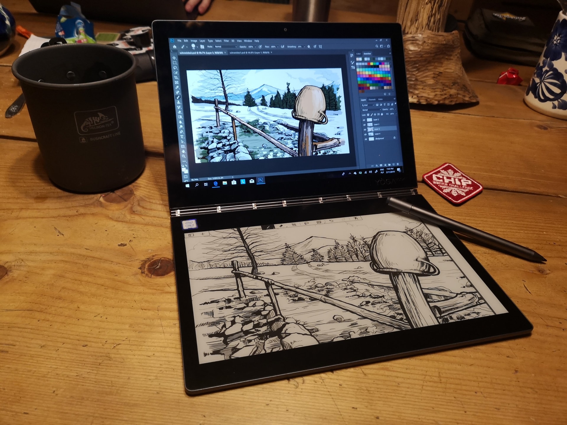 TEST: Lenovo Yoga Book – narzędzie dla grafika?