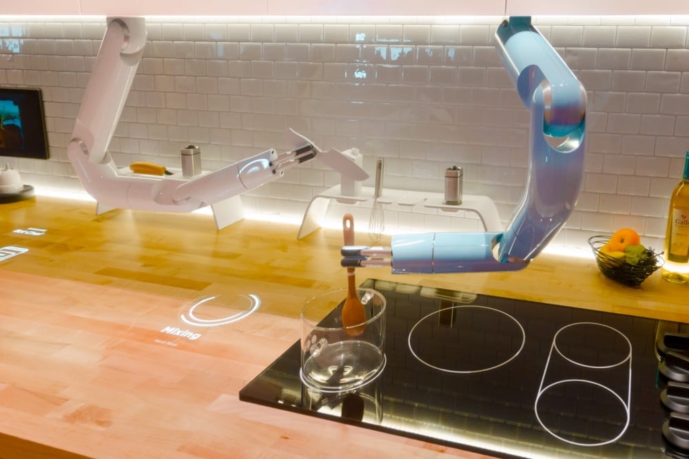Samsung: robotyczne kuchenne ramię i grządka w lodówce