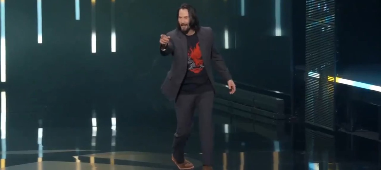 Gracz, który krzyknął do Reevesa, dostanie za darmo Cyberpunka 2077