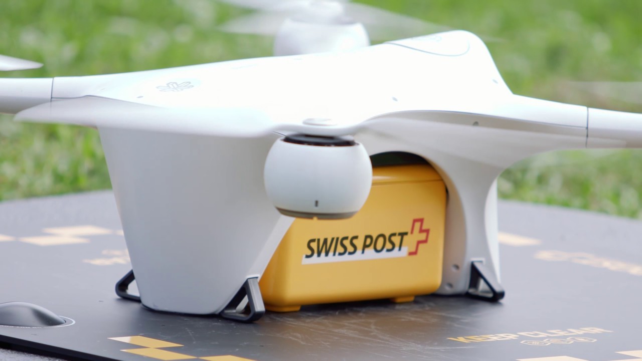 Dron pocztowy - Szwajcaria