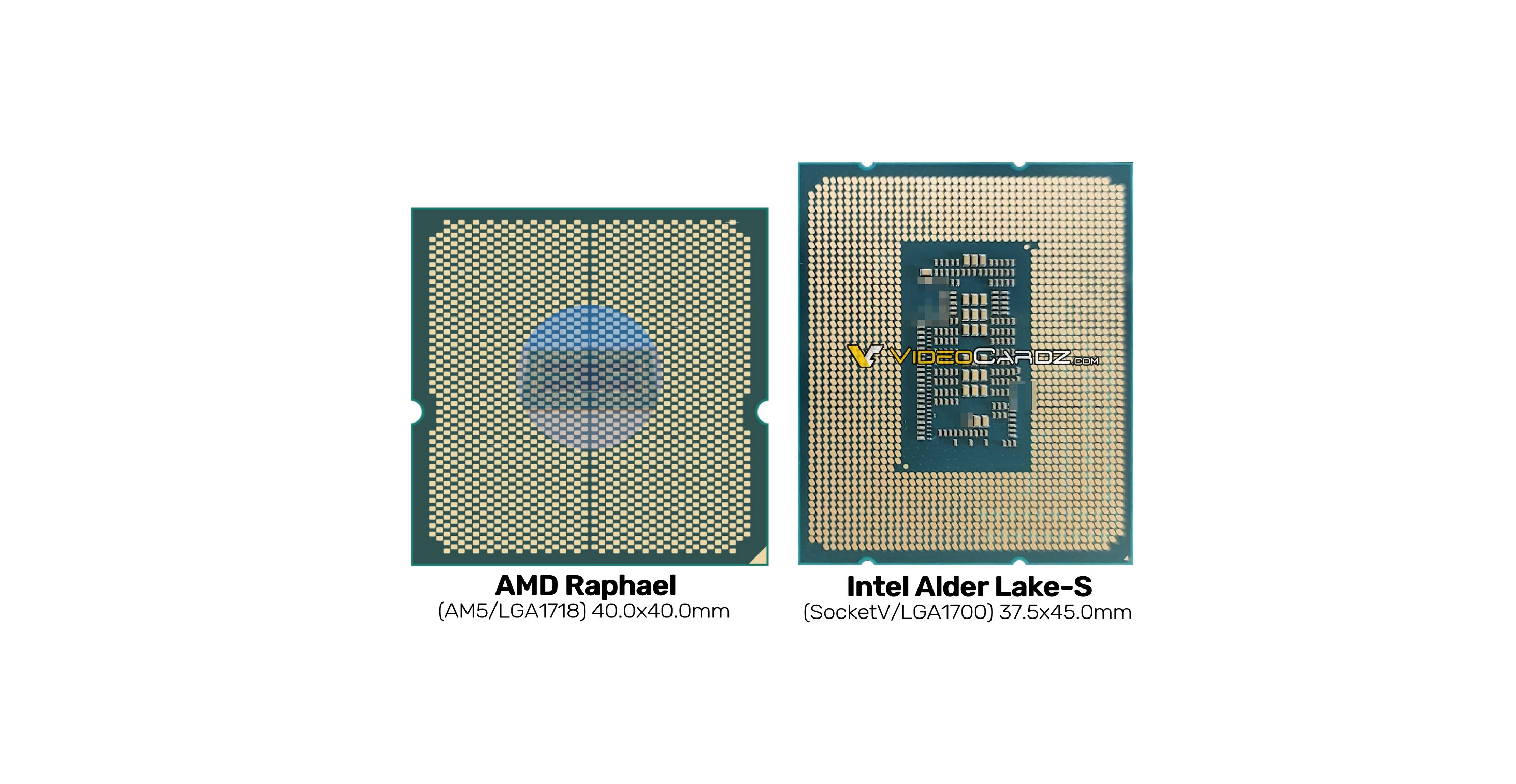 Nieoficjalny render procesora Raphael na gniazdo AM5 AMD