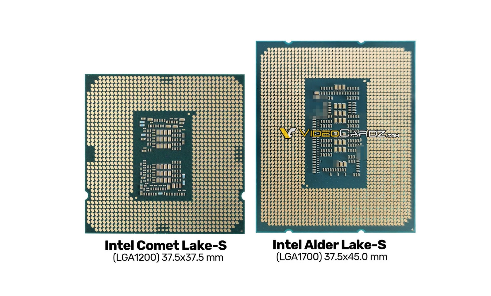 szczegóły LGA1700, Socket V Intela, LGA1700