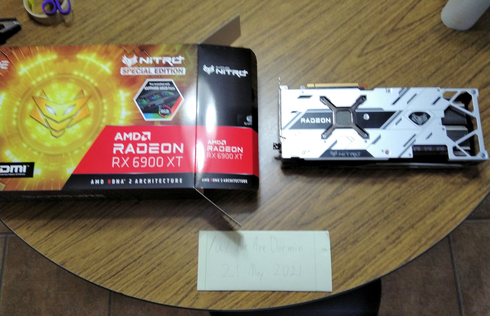 Sapphire laminatowy recykling kart Radeon RX 6900 XT, Radeon RX 6900 XT, recykling Radeon RX 6900 XT,