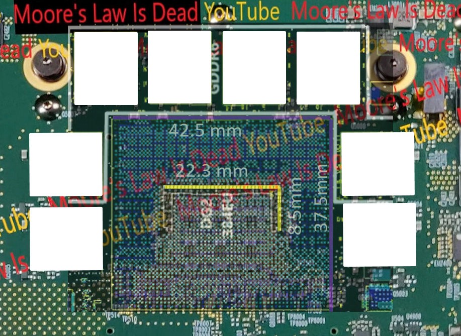 laminat karty graficznej DG2 Intela na bazie Xe-HPG, laminat karty graficznej DG2 Intela, DG2 Intela