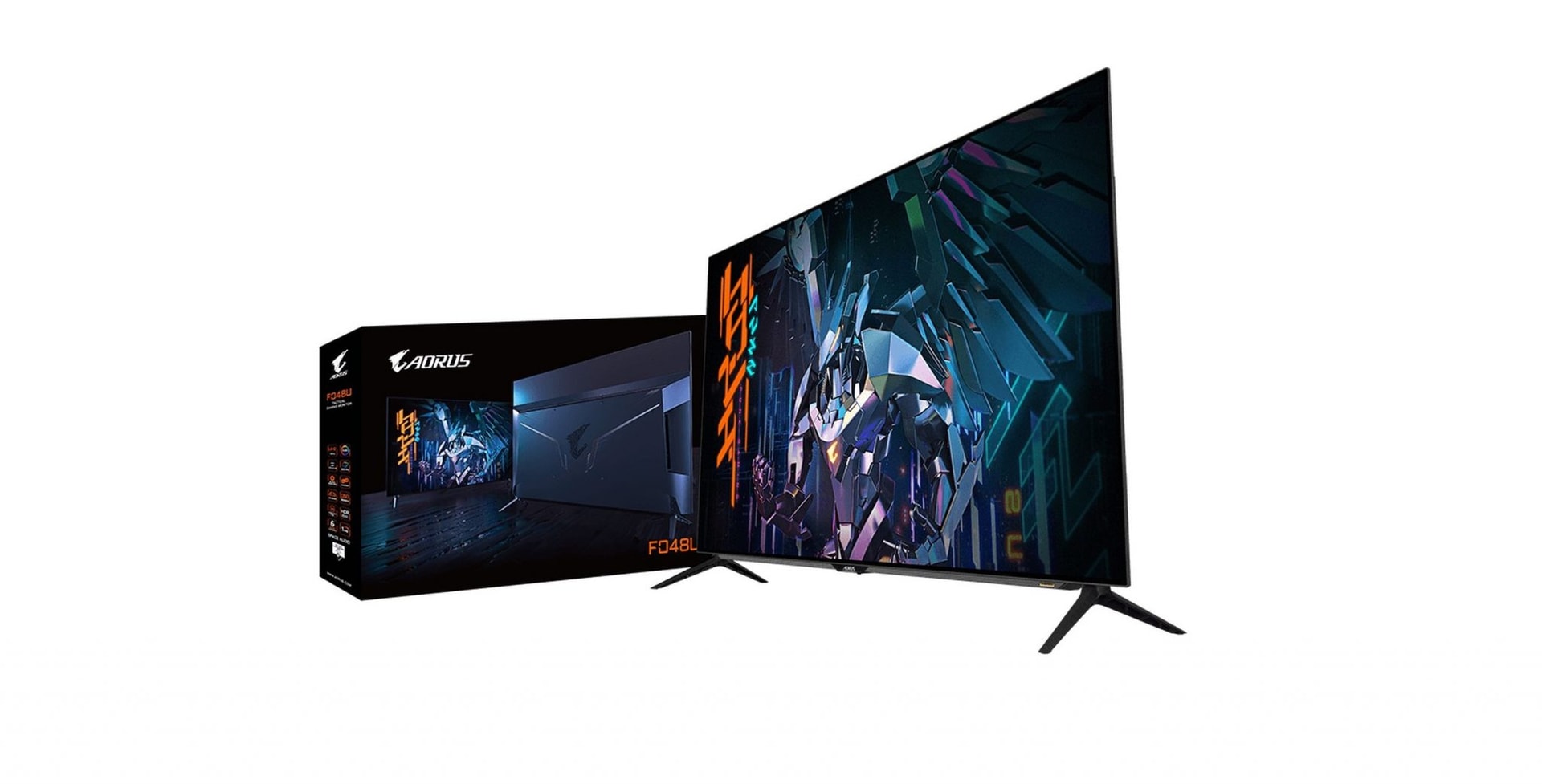 Gigabyte monitor AORUS FO48U, modele Eyesafe Display, AORUS FO48U,