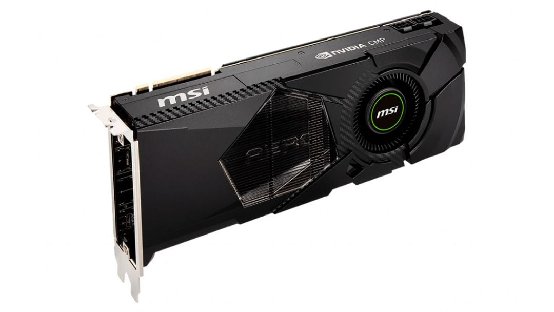 MSI pokazało kartę CMP 50HX MINER. To wcale nie przeklejka z RTX 2080 Ti