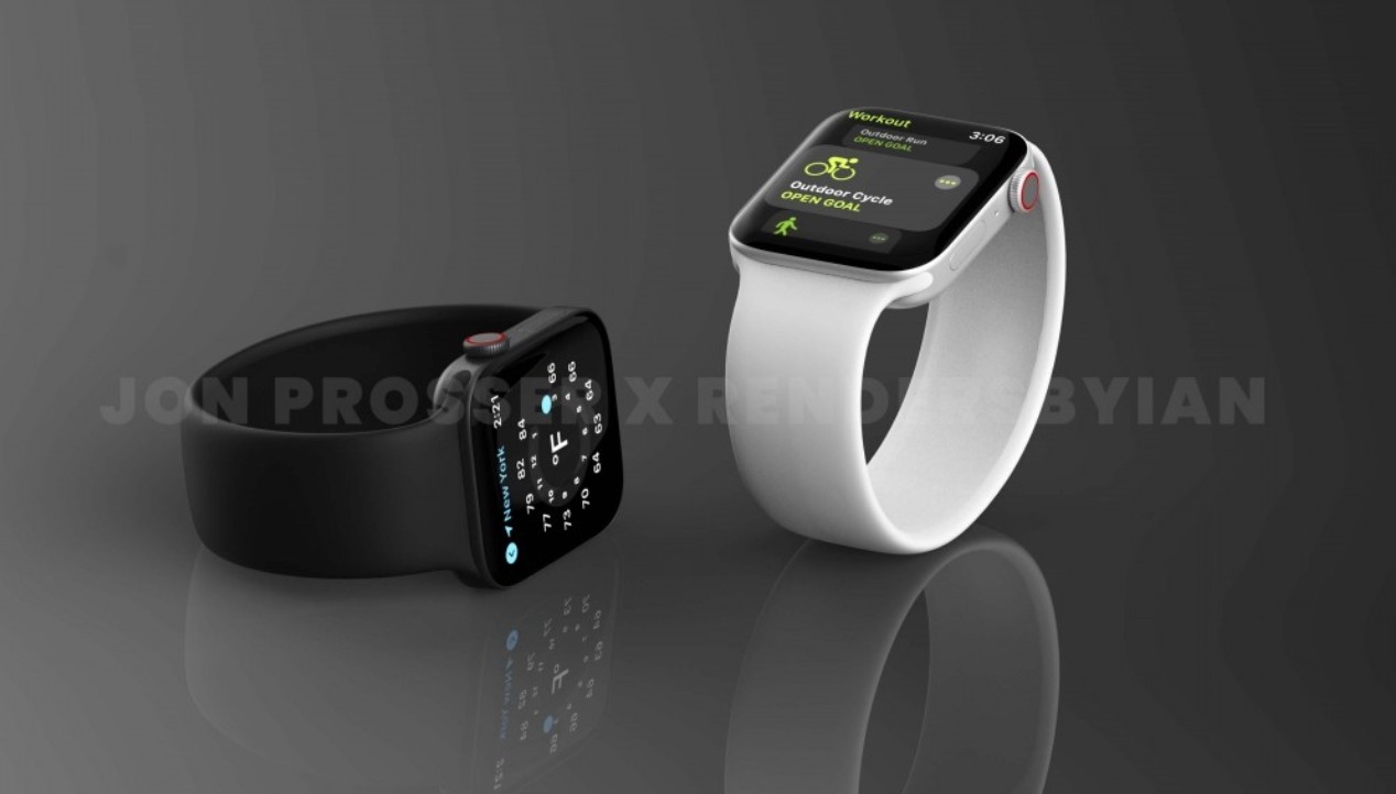 Nowy Apple Watch 7, Apple Watch 7, wyciek Apple Watch 7, rendery Apple Watch 7, Apple Watch