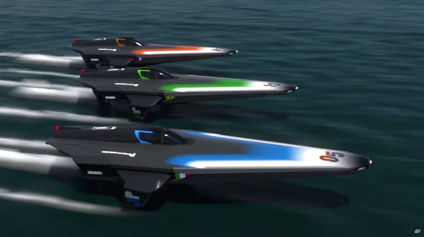 Racebird, wyścigowa elektryczna łódź, Formuły E1 2023