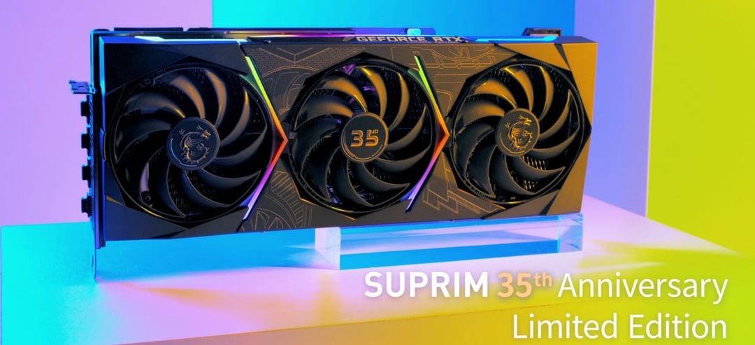 Rocznicowy GeForce RTX 3090 SUPRIM uczci wyjątkową rocznicę MSI