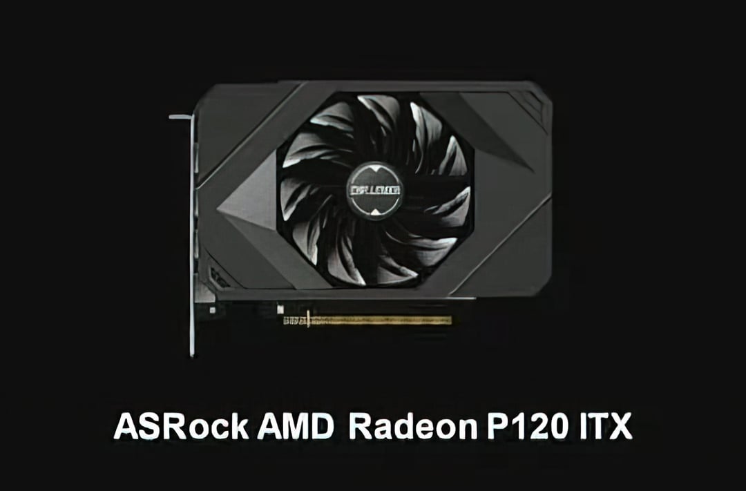 Tajemnicza karta graficzna AMD Radeon P120 ITX z zestawu DeskMini ASRocka