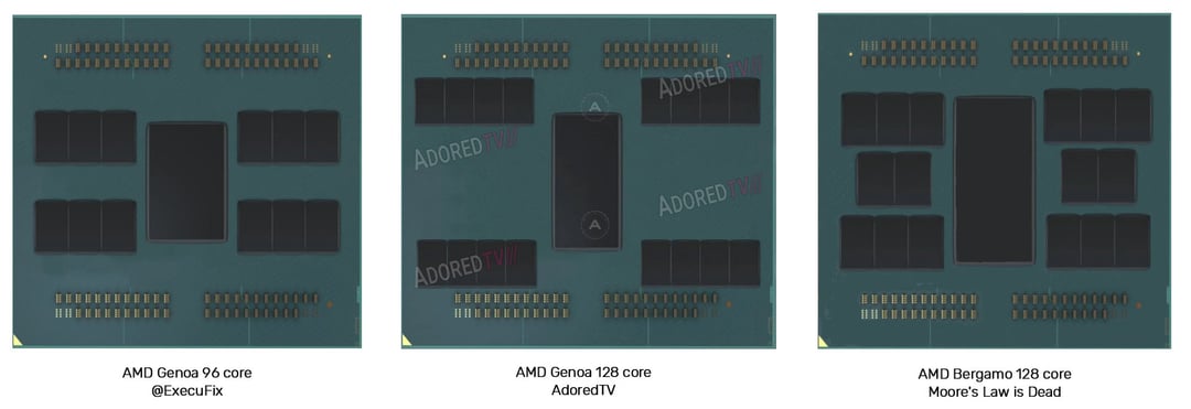 AMD Monet i Bergamo, czyli energooszczędne APU i 128-rdzeniowe EPYC