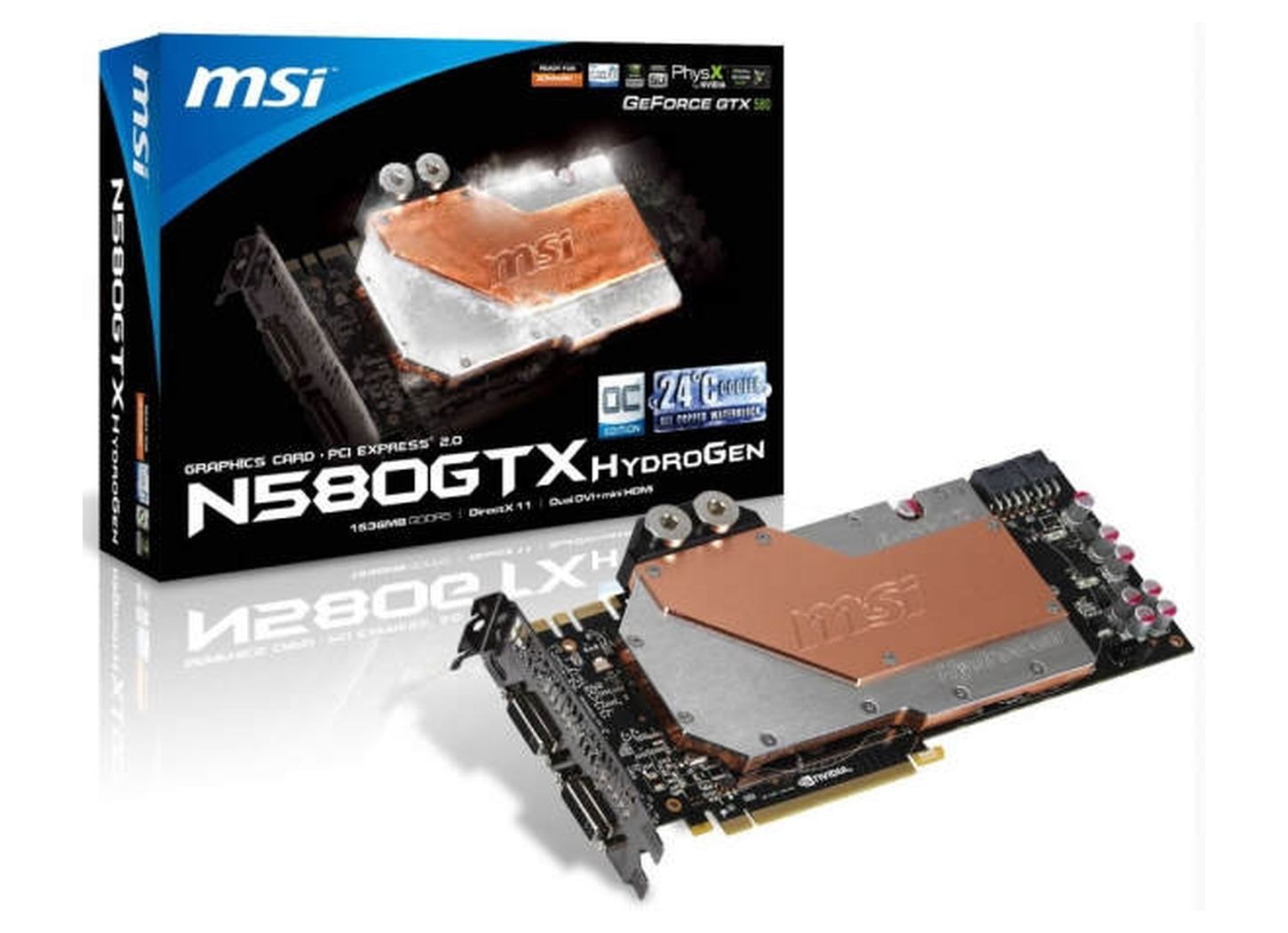 Karty graficzne Hydrogen MSI, GeForce RTX 3090 Hydrogen