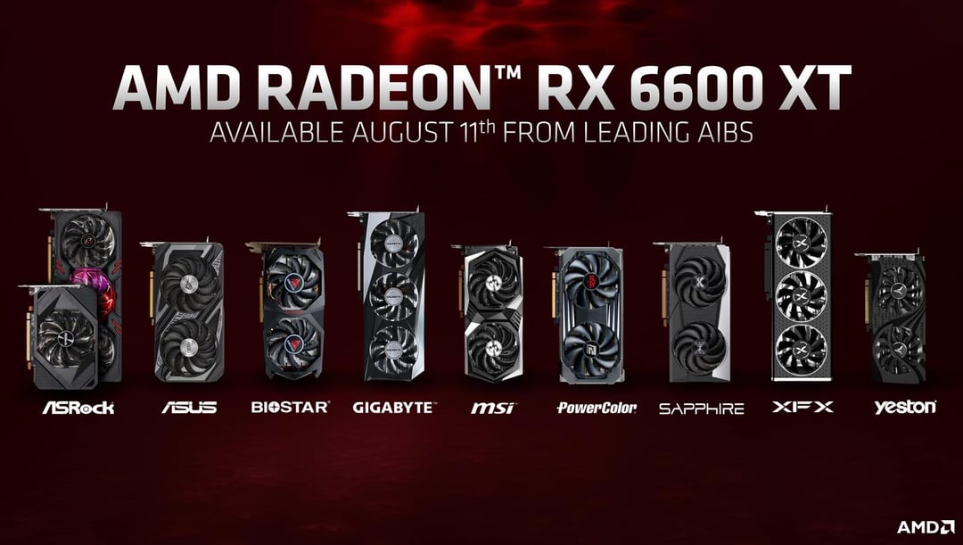 Premiera Radeon RX 6600 XT. AMD ujawniło nową mainstreamową kartę graficzną