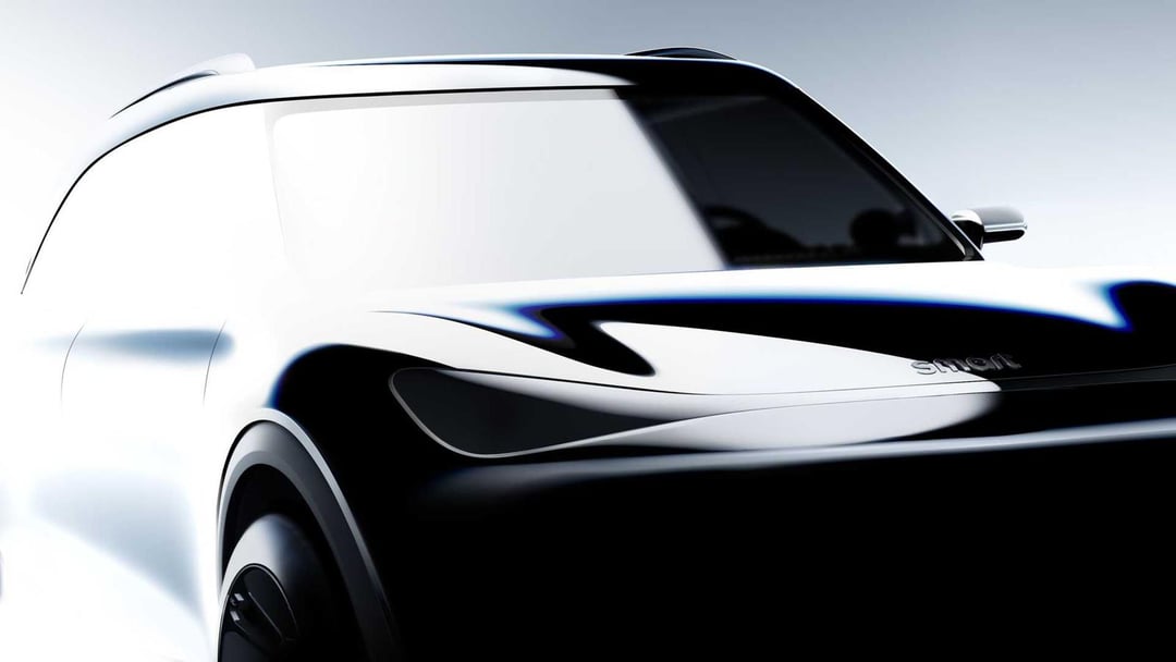 Spójrzcie na zdjęcia elektrycznego crossovera Smarta w nowej dla producenta erze