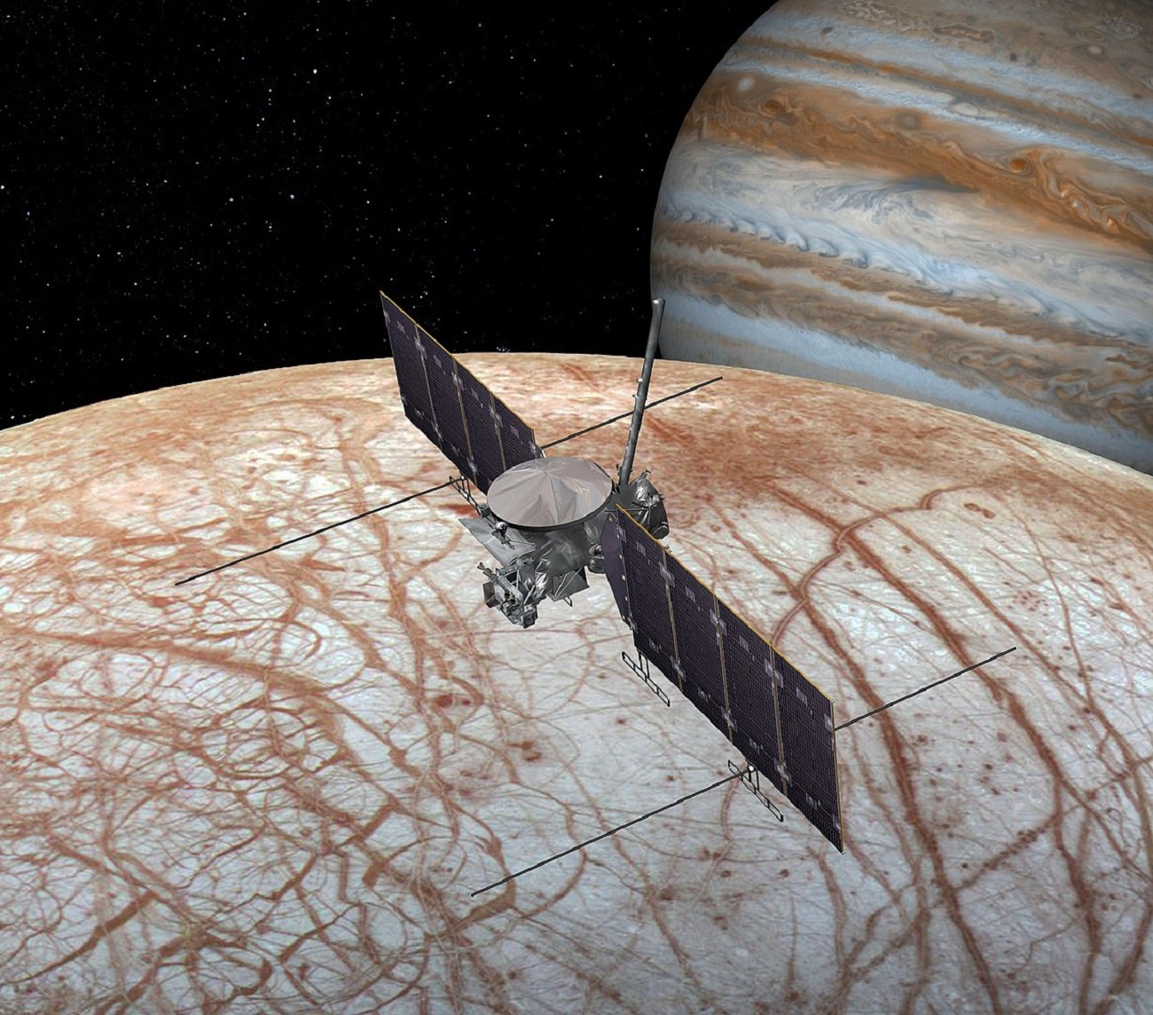 Europa Clipper poleci w stronę Jowisza, a SpaceX zajmie się rakietami