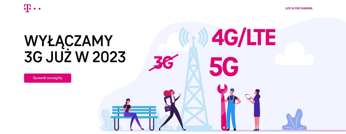 T-Mobile przyśpiesza LTE i robi miejsce na 5G kosztem sieci 3G