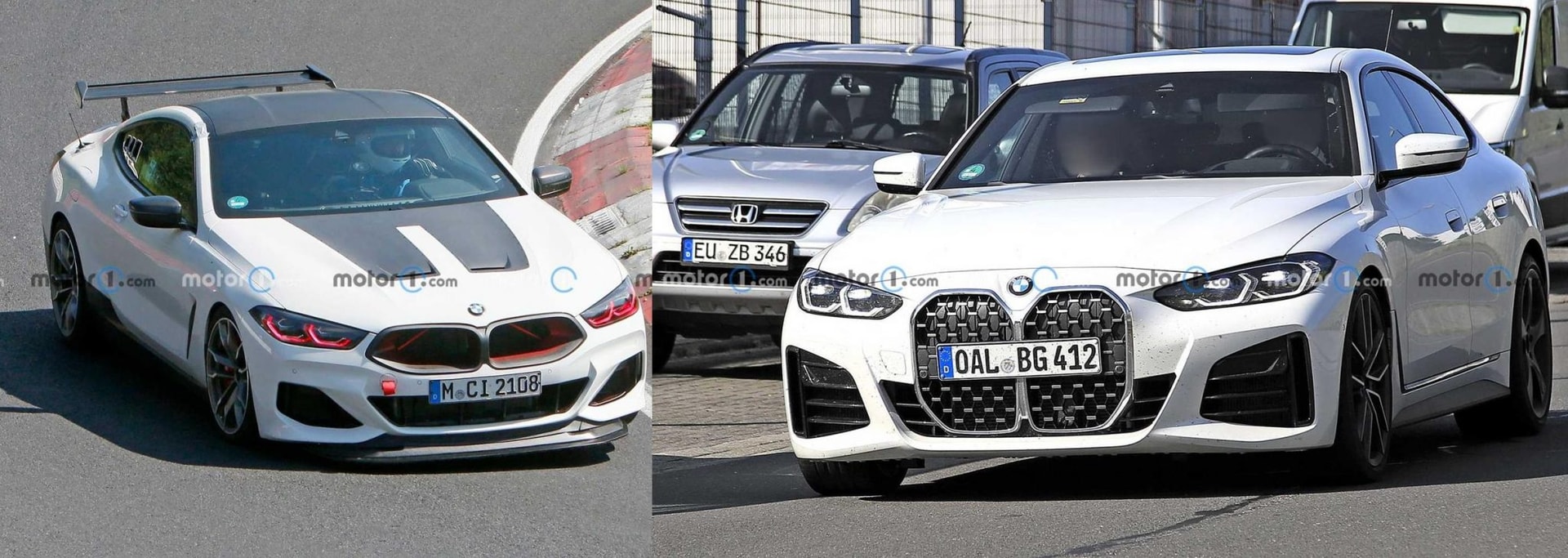 Prototypy samochodów BMW, testowa M8, nowe Gran Coupe Serii 4 od Alpina, Alpina B4, BMW M8, M8