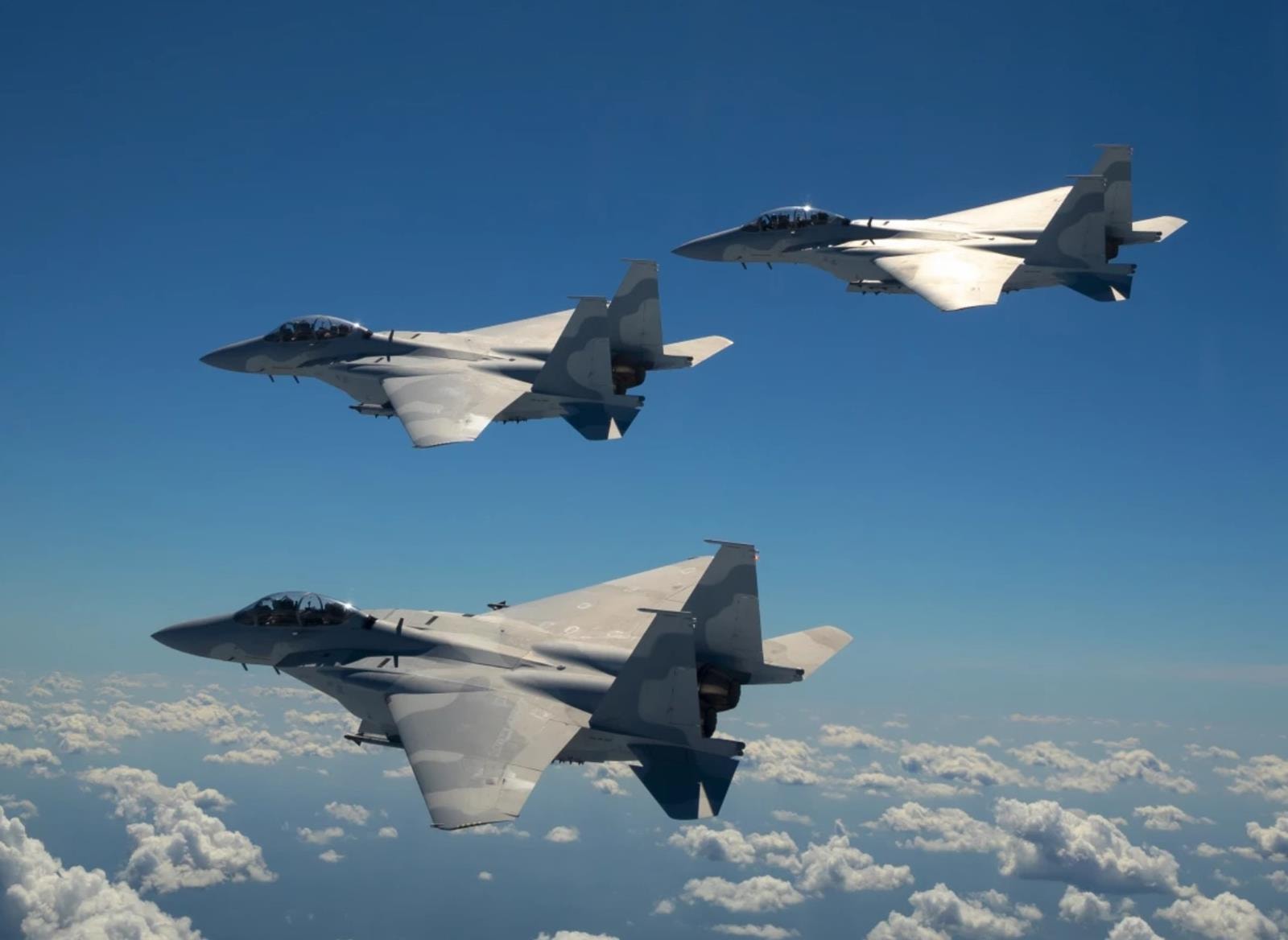 Najbardziej zaawansowany myśliwiec F-15, F-15QA po oficjalnej ceremonii, F-15, F-15EX