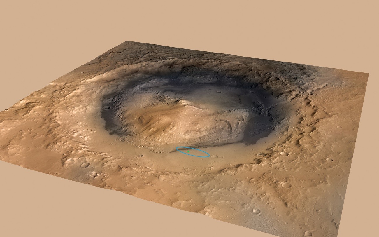 Krater Gale miał być dawnym jeziorem. Łazik Curiosity przez 9 lat mógł badać zupełnie co innego