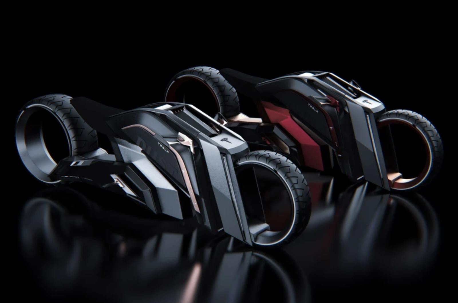 Elektryczny motocykl Tesli, nieoficjalny koncept Dust, Tesla Dust